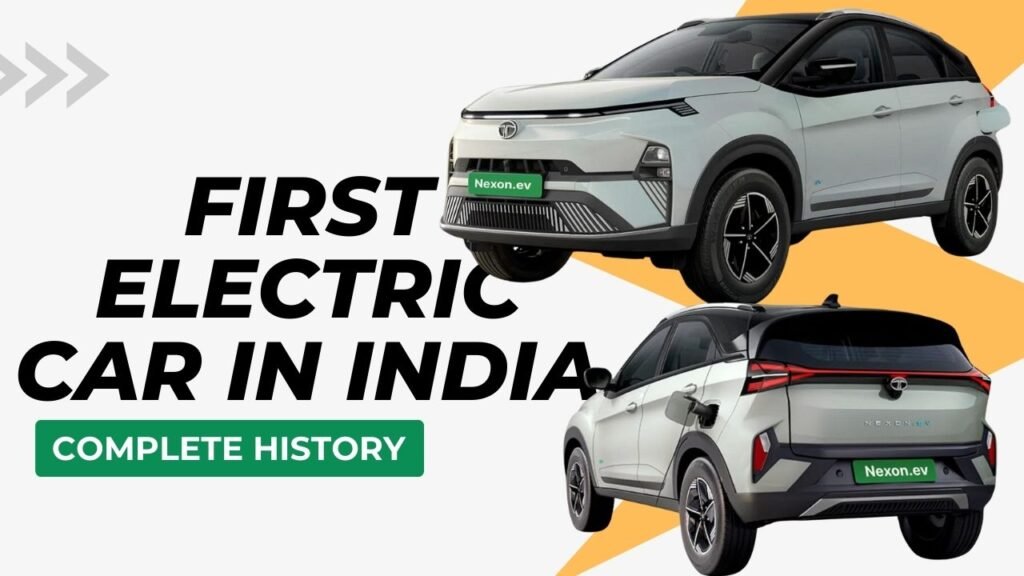 First Electric Car Launch in India